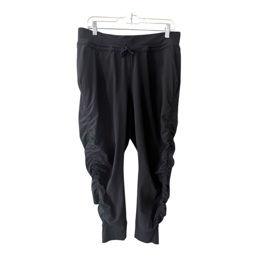 ATHLETA Attitude Black Pants Jogger Size 12P Women NWOT